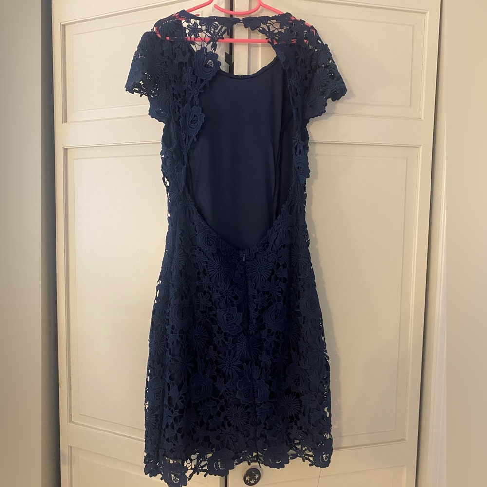 Lulus homecoming dress, navy blue, never worn